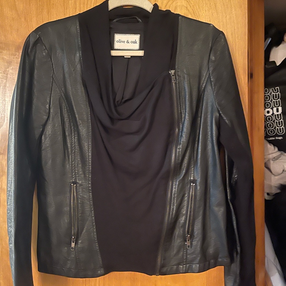 Olive & Oak Black Leather Jacket